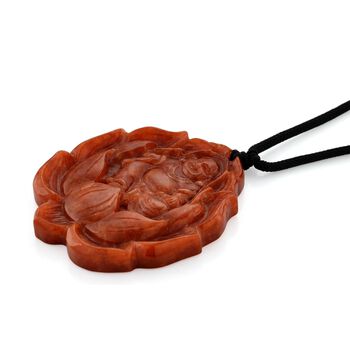 Rote Jade Halskette Flexibles(ca. 71 cm) ca. 120,00 ct.