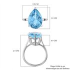 Himmelblauer Topas-Ring - 9,75 ct. image number 6