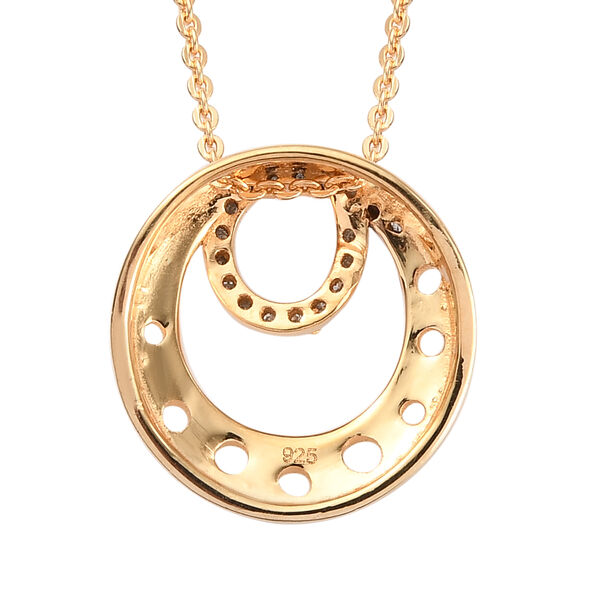 Diamant-Anh&auml;nger mit Kette in Silber image number 5