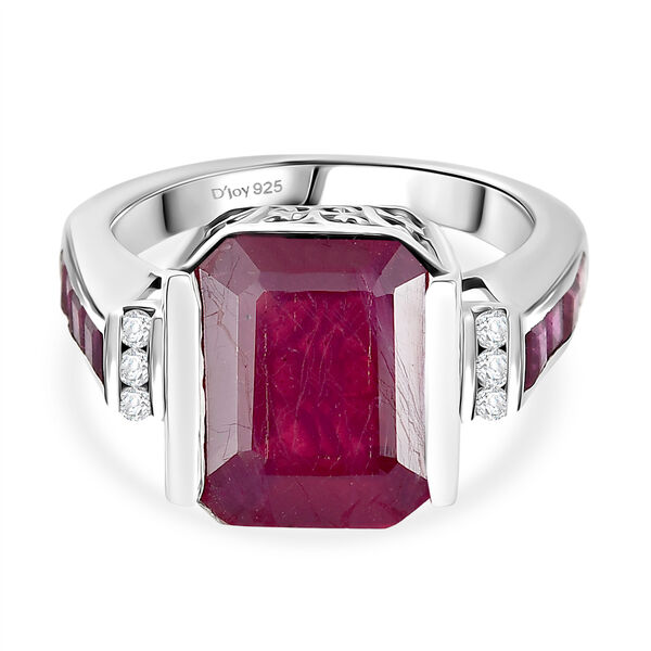 D'Joy afrikanischer Rubin und Zirkon Ring - 10,08 ct. image number 0