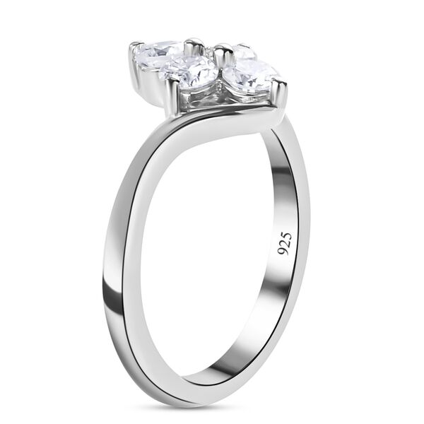 Moissanit floraler Ring, image number 5