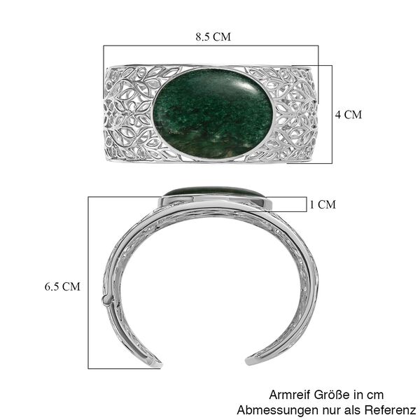 Gr&uuml;ner Aventurin-Armreif, 19cm - 63,26 ct. image number 6