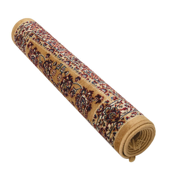 Gewebter Teppich mit Perserdruck und Fransen, Gr&ouml;&szlig;e 66x180 cm, Gold image number 7