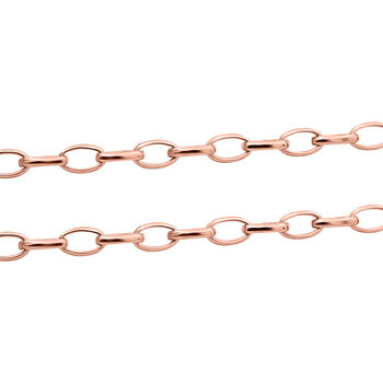 925 Silber ros&eacute;vergoldet Kette ca. 75 cm ca. 11,68g