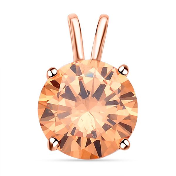 Champagner Zirkonia-Anh&auml;nger- 5 Ct.