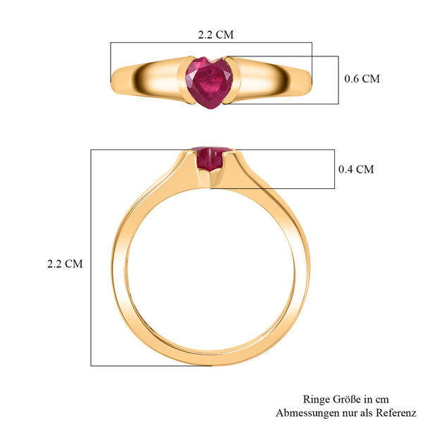 Afrikanischer Rubin-Ring - 0,70 ct. image number 7