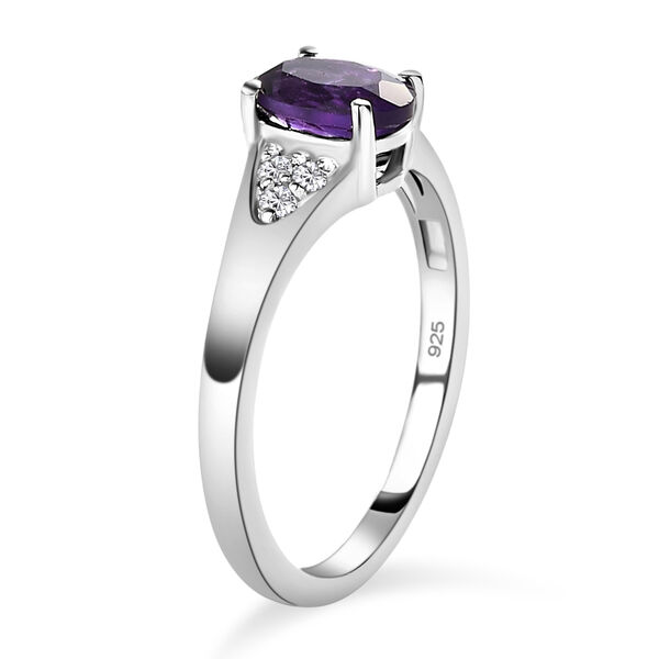 Natürlicher, marokkanischer Amethyst-Ring, Anhänger und Ohrringe, ca. 2,53 ct image number 5