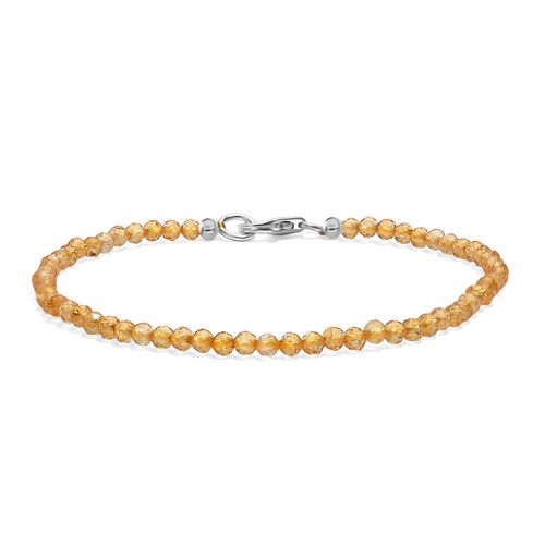Citrin Armband ca. 19 cm 925 Silber rhodiniert ca. 10.00 ct image number 0