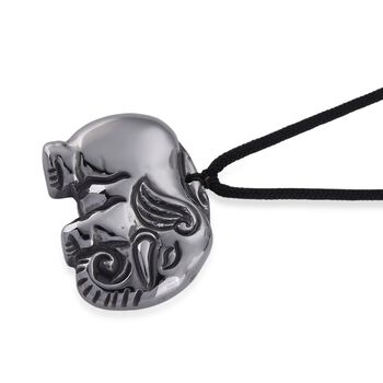 Terahertz Halskette, Elefantemotiv, ca. 71 cm, ca. 100.00 ct