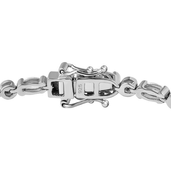 Zirkon und Tansanit Armband, 20 cm - 7,10 ct. image number 4