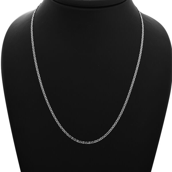 925 Silber rhodiniert Kette ca. 45 cm ca. 2,65g image number 1