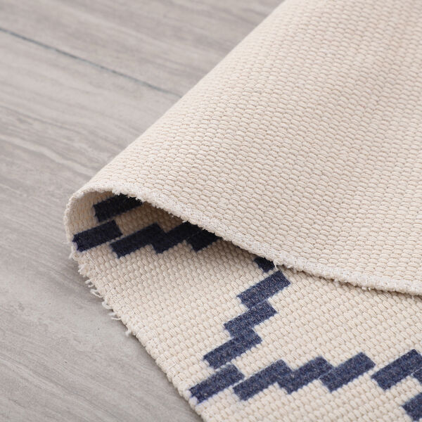 Tufting Teppich mit Quaste, Gr&ouml;&szlig;e: 57x90 cm, Blau image number 7