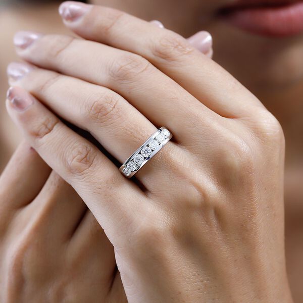 Moissanit Ring- 1,06 ct. image number 8