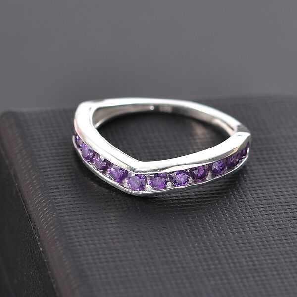 LUSTRO STELLA Amethyst Zirkonia Ring image number 2
