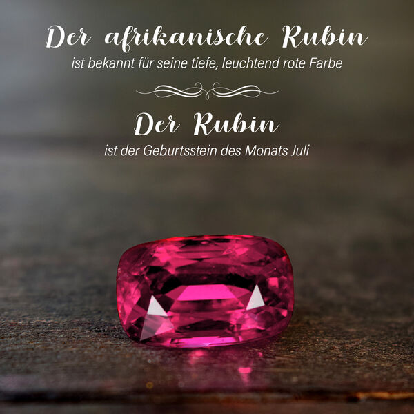 Afrikanischer Rubin-Anhänger mit 50cm Kette - 4,40 ct. image number 4