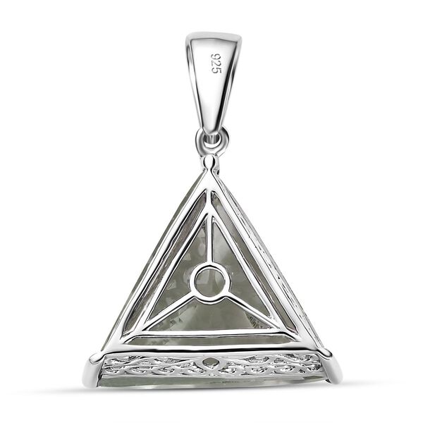 Prasiolith Anhänger - 24,92 ct. image number 5