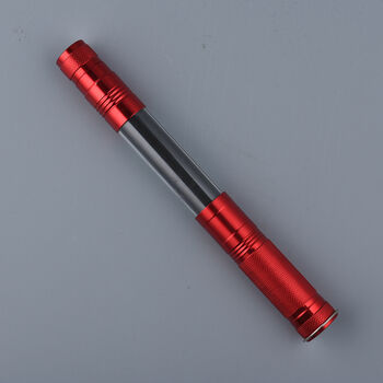 Multifunktionale LED Taschenlampe, 3xAAA Batterie (nicht inkl.), Gr&ouml;&szlig;e 25,3 cm, Rot