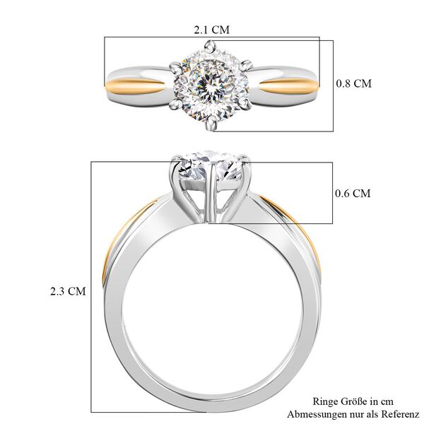 Moissanit Ring - 0,97 ct. image number 5
