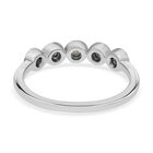 Weißer Diamant Ring, 925 Silber platiniert (Größe 17.00) ca. 0.05 ct image number 5
