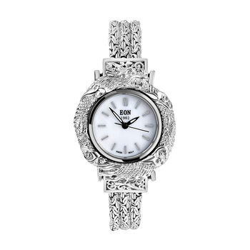 Royal Bali - 925 Silber Borobudur Armbanduhr, ca. 20 cm ca. 41,86g