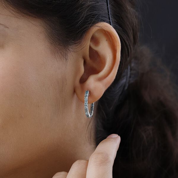 Alexandrit Creolen - 1,39 ct. image number 3