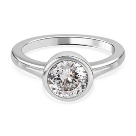 Moissanit Solitär Ring - 1,23 ct.