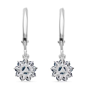 LUXURIANT SGL zertifizierte SI-GH Labor blaue Diamant Ohrringe - 1,13 ct.