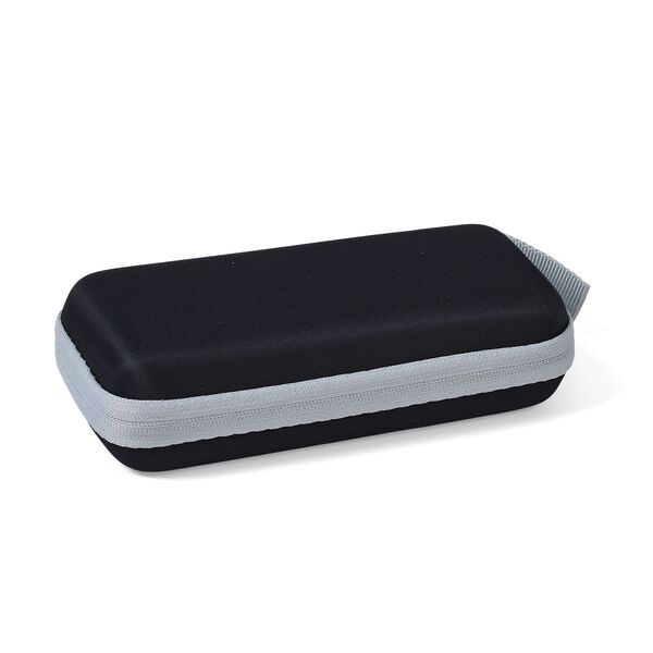 Sturmfester Pocketschirm mit UV-Schutz und Etui, 91x52cm, Schwarz image number 6