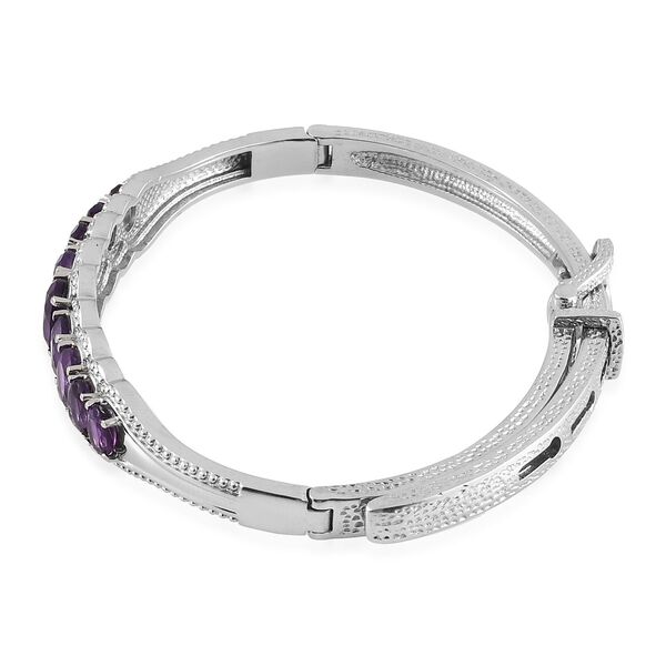 Afrikanischer Amethyst-Armreif, 19cm - 5,32 ct. image number 4