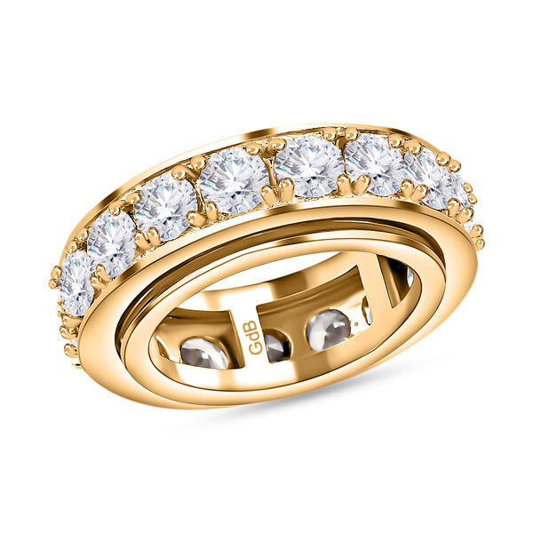 Zirkonia Eternity Anti-Stress Spinning Ring image number 4