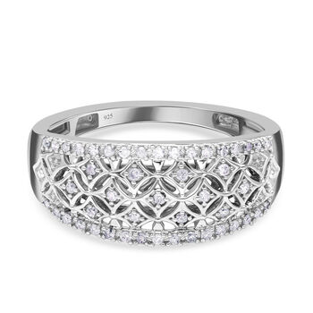 Wei&szlig;er Diamant-Ring - 0,20 ct.
