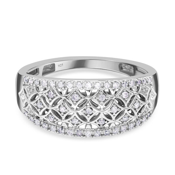 Wei&szlig;er Diamant-Ring - 0,20 ct.
