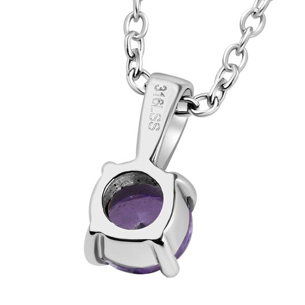 Lila Zirkonia Schmuckset  Edelstahl image number 9