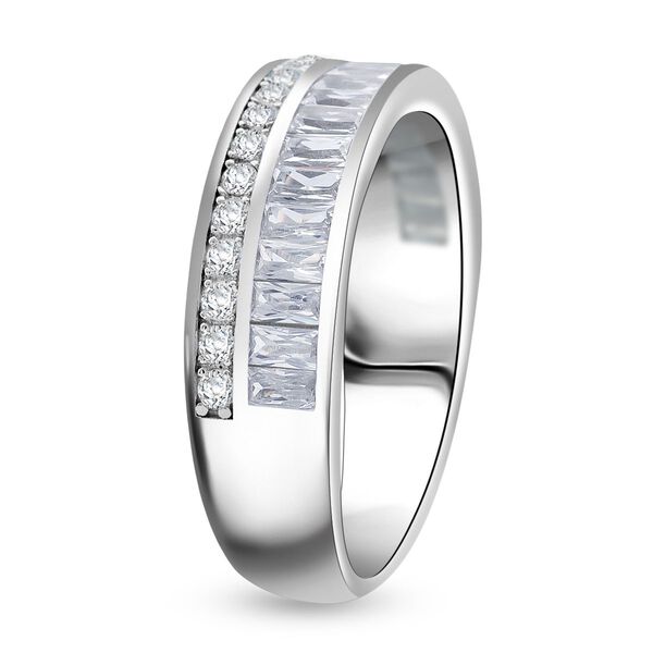 LUSTRO STELLA wei&szlig;er Zirkonia Ring im Eternity-Design image number 4