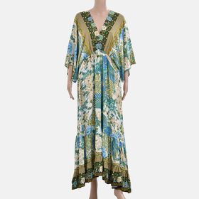 Luftiges Sommerkleid, Einheitsgröße, grün