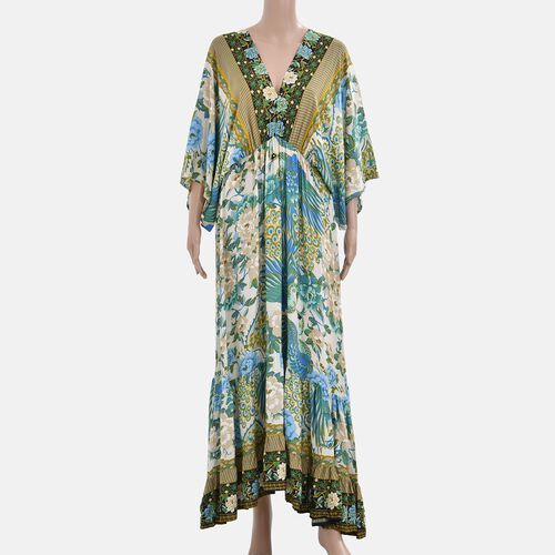 Luftiges Sommerkleid, Einheitsgröße, grün image number 0