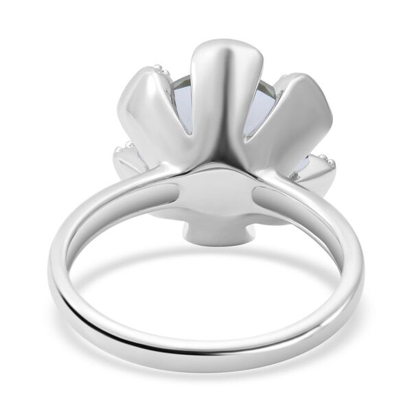 Prasiolith und Zirkon-Ring - 6,04 ct. image number 4