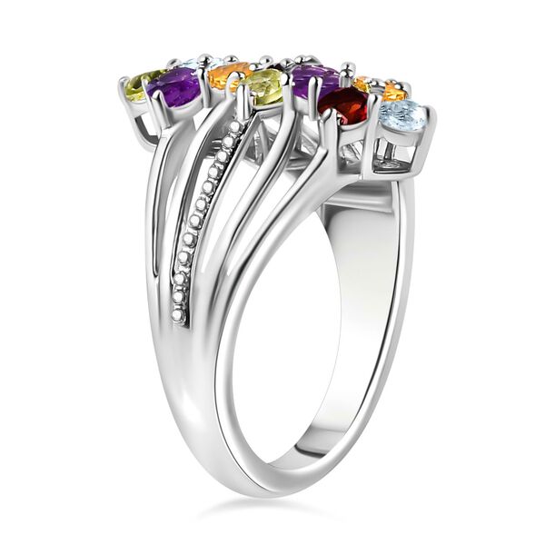 mehrfarbig Ring Messing (Gr&ouml;&szlig;e 17.00) ca. 1.26 ct image number 4