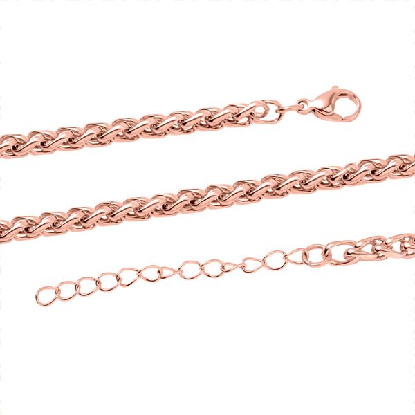 Byzantinische 50+5cm Halskette in Ros&eacute;goldton image number 5