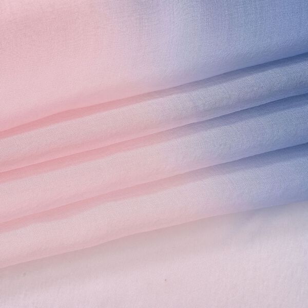 LA MAREY Signature Seidenschal aus 100% Maulbeerseide, 110 x 180 cm, Blau image number 7