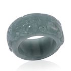 EXTREM SELTEN - Natürlicher Olmek Jadeit Ring 17 cm ca. 55.00 ct (Größe 18.00)
