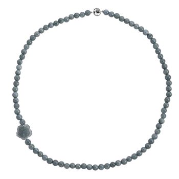 D'Joy nat&uuml;rliche Olmek Jadeit 50cm Halskette - 170 ct.