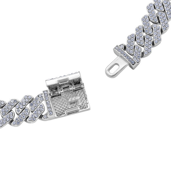 Wei&szlig;er Kristall Halskette ca. 50 cm Standard image number 4