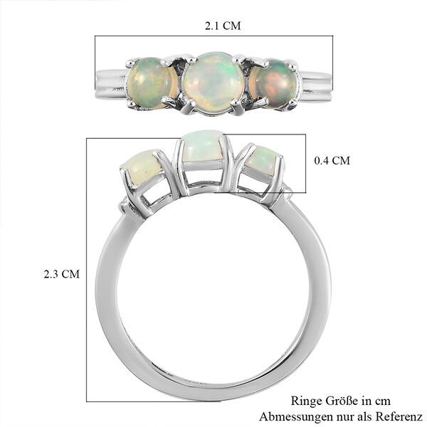 Nat&uuml;rlicher, &auml;thiopischer Opal-Ring - 0,82 ct. image number 7