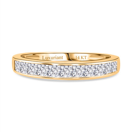 LUXURIANT DIAMOND - Lab Grown Diamant VS-EF SGL zertifiziert Ring 585 Gelb Gold (Gr&ouml;&szlig;e 19.00) ca. 1.00 ct