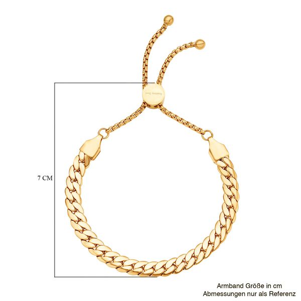 Armband, ca. 15.25 cm, Edelstahl Goldfarben ca. 8,50g image number 5