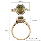 ILIANA AAA Sphen und Diamant-Ring, SI G-H, 750 Gelbgold  ca. 3,65 ct image number 4