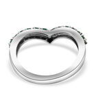 AAA Smaragd-Ring, 925 Silber platiniert  ca. 0,43 ct image number 5