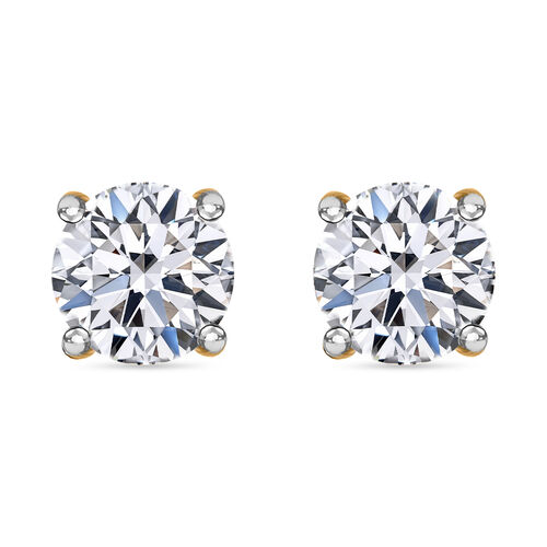 LUXURIANT DIAMOND- IGI zertifizierte SI-GH Labor Diamant Ohrringe - 0,50 ct. image number 0