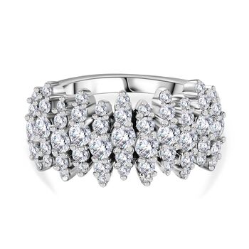 Moissanit Ring, ca. 1,61 ct